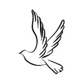 Dove Holidays Stock Temporary Tattoo (2"x2")